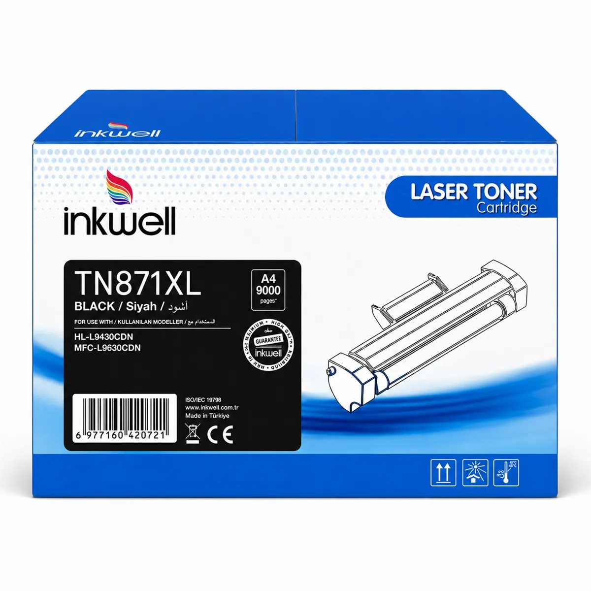 MUADİL TONER (İNKWELL  BROTHER TN-871XL  BK) 15K 1